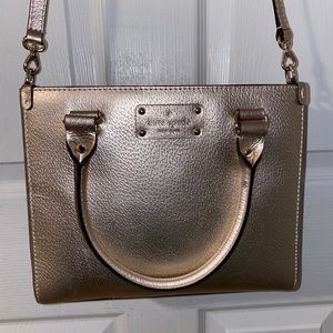 Rose gold Kate spade bag!